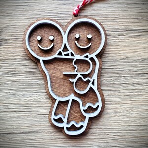 Naughty Gingerbread Ornaments - Gay Adult Humor Christmas Ornament - White Elephant Gift - Funny Gag Gifts - LGBT - Queer Pride - Mature