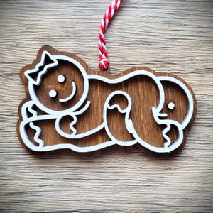 Naughty Gingerbread Ornaments - Adult Humor Christmas Ornament - White Elephant Gift Exchange - Funny Gag Gifts - Swingers - Sexy - Mature
