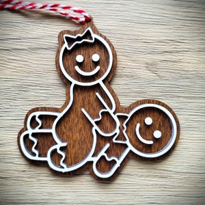 Naughty Gingerbread Ornaments - Adult Humor Christmas Ornament - White Elephant Gift Exchange - Funny Gag Gifts - Swingers - Sexy - Mature