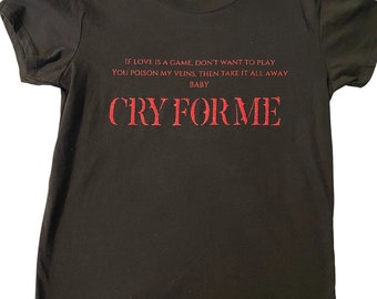 Twice Cry for Me English Lyrics Shirt (LIMITED)