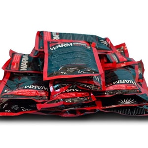 60 Heat Packs Bundle up to 110 hours, Free Shipping, warm packs, warm pads, safe shipment of live plants in cold weather