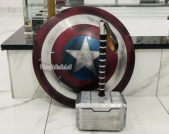 Captain America Shield Battle Damage für Cosplay oder Display Shield, ideal als Geschenk