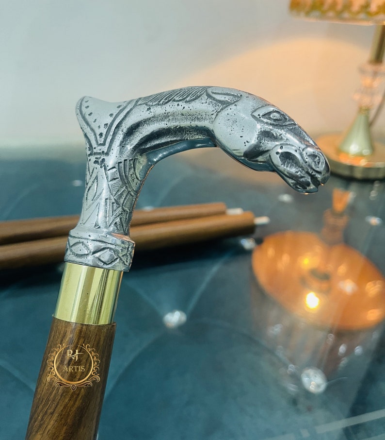 Handmade Wooden Walking Stick Horse Head Handle Walking Stick Etsy