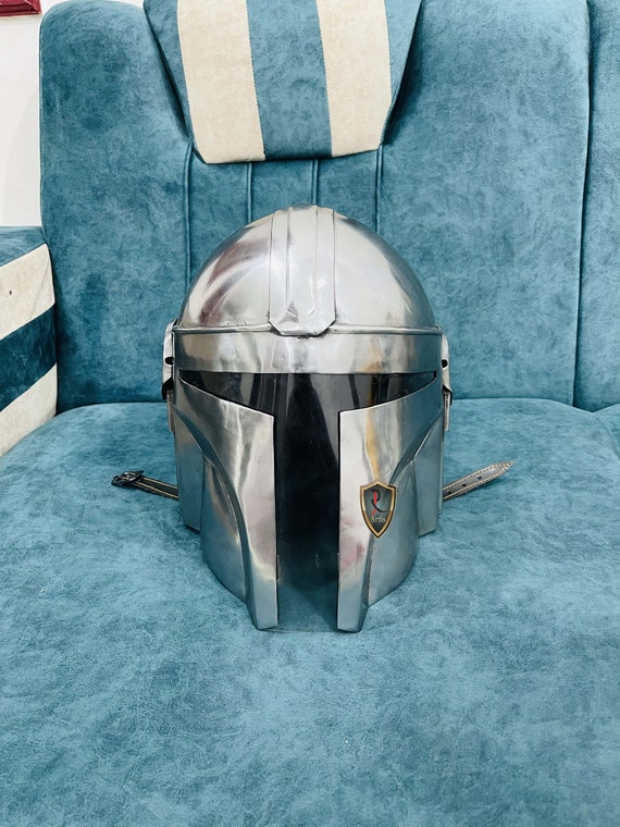The Mandalorian Helmet With Liner and Chin Strap for Etsy