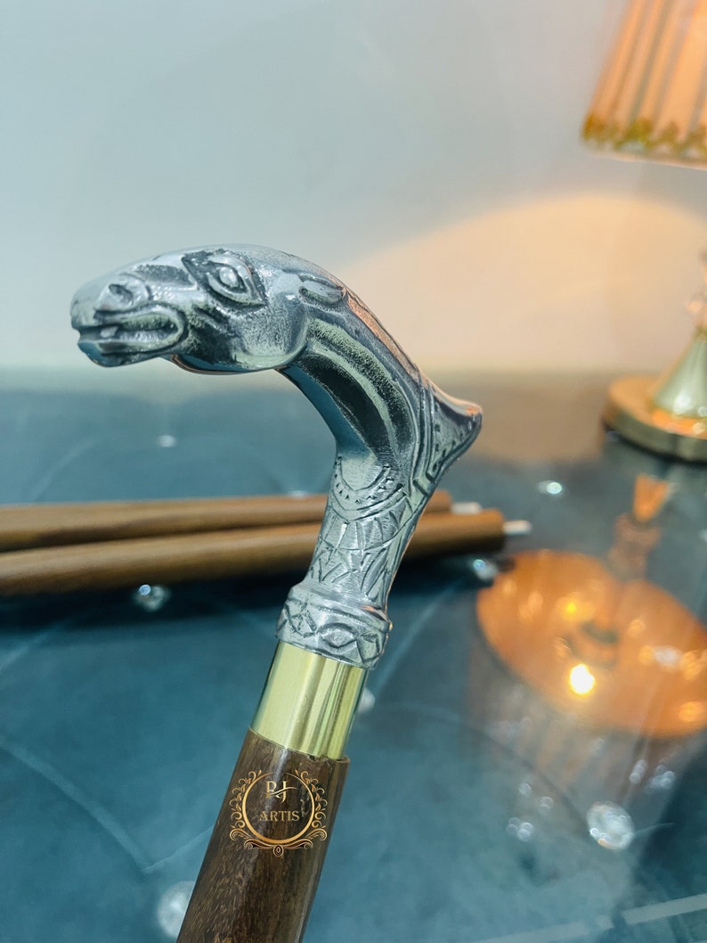 Handmade Wooden Walking Stick Horse Head Handle Walking Stick Etsy