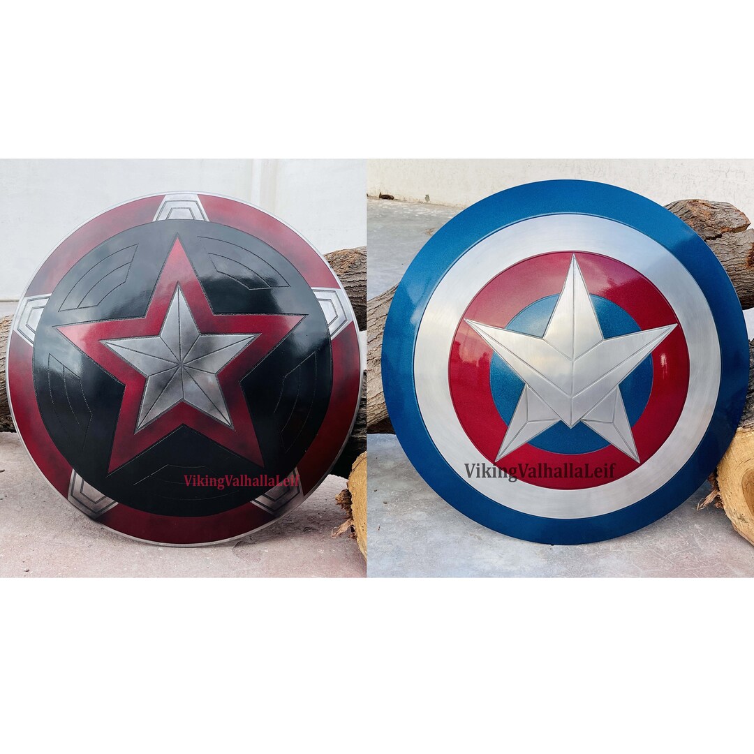 Red Guardian Shield Marvel Sam Wilson's Shield for Etsy