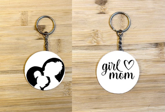 Boy Mom Keychain Girl Mom Keychain Acrylic Keychains Keychain Gifts 