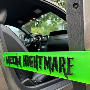 Gnarly&#39;s Door Props (2x&#39;s) Car Show Door Props *100% custom logo *You choose (A) Laser Etched with LED or (B) Painted