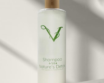 VitaHair Detox Shampoo – Clarifying Plant-Based Wash for Buildup, Dandruff and Itchy Scalp – Sulfate-Free Cleanser