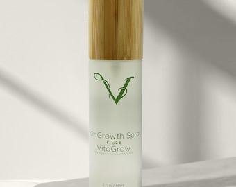 VitaGrow Hair Growth Spray Rice Water and Fenugreek Mist for Thicker Hair – Natural Growth Treatment for Thinning and Breakage