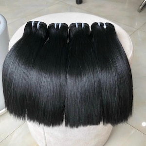 Vietnamese Straight Hair Bundles: Double Drawn, Raw Human Hair Extensions