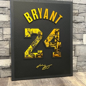 Kobe Bryant Wall Art Decor Mamba Snakeskin LA Lakers MJ Bulls