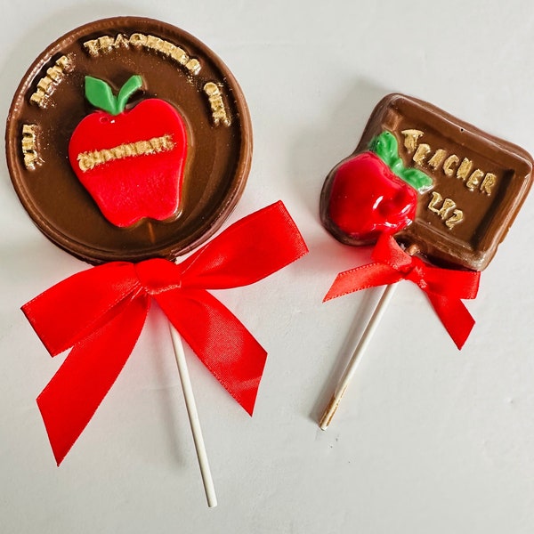 Teacher Chocolate Lollipop, Chocolate Lollipop, Chocolate Lollipop Gift Set, Teacher Gift Set