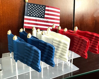 July 4th chocolate lollipops/American Flag chocolate lollipop/American Flag/July 4th