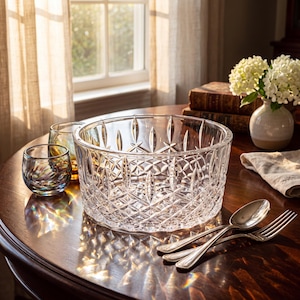 Large Waterford Crystal Bowl - Etsy