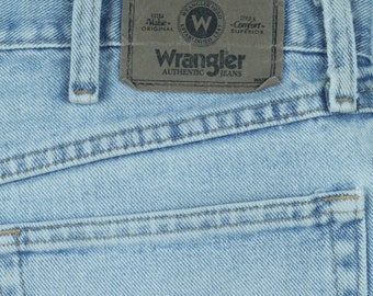 Vintage Wrangler Relaxed Fit Jeans | Blue Denim Classic Casual Workwear 34 x 29
