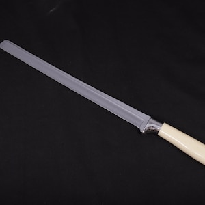 Vintage Carvel Hall Carving Knife: 9.5” Stainless Steel Blade, Lustrex Handle