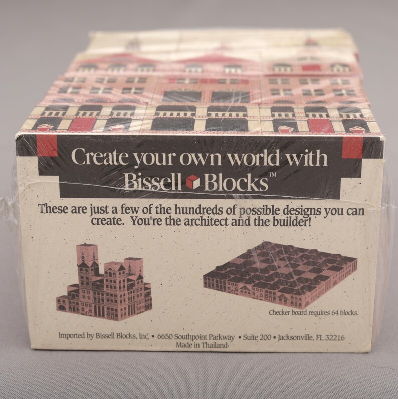1990s Bissell Blocks 24 Piece Building Set — New in Package Vintage ...