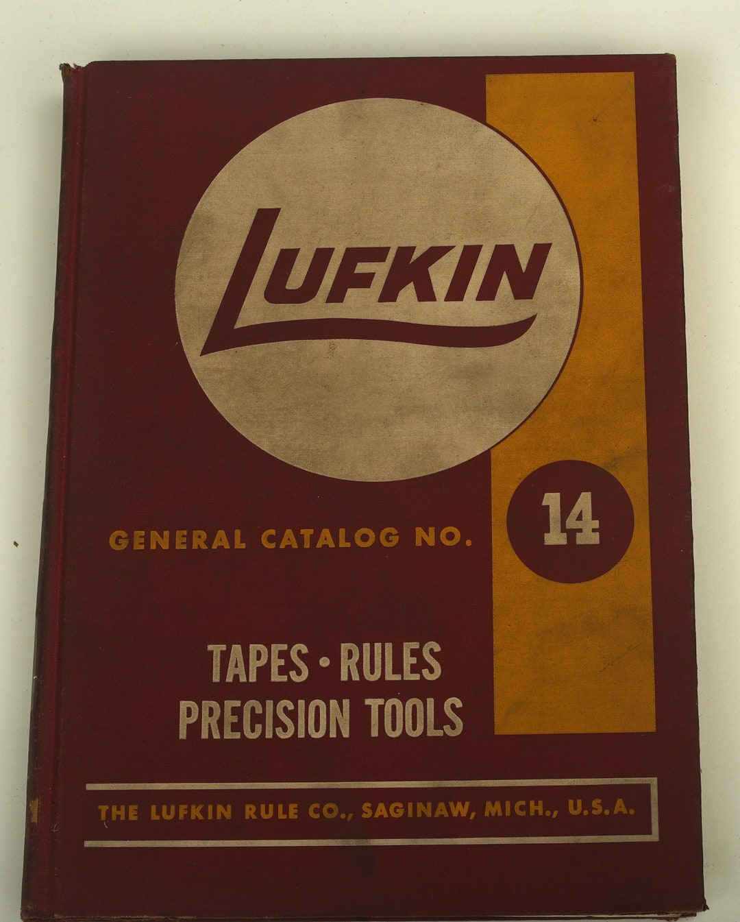 Lufkin General Catalog 14 Hardbound 320 Page 1950's Very Rare Etsy