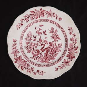 J&G Meakin “India” 10&quot; Plate – 1940s English Ironstone China, Vintage Staffordshire Dinnerware