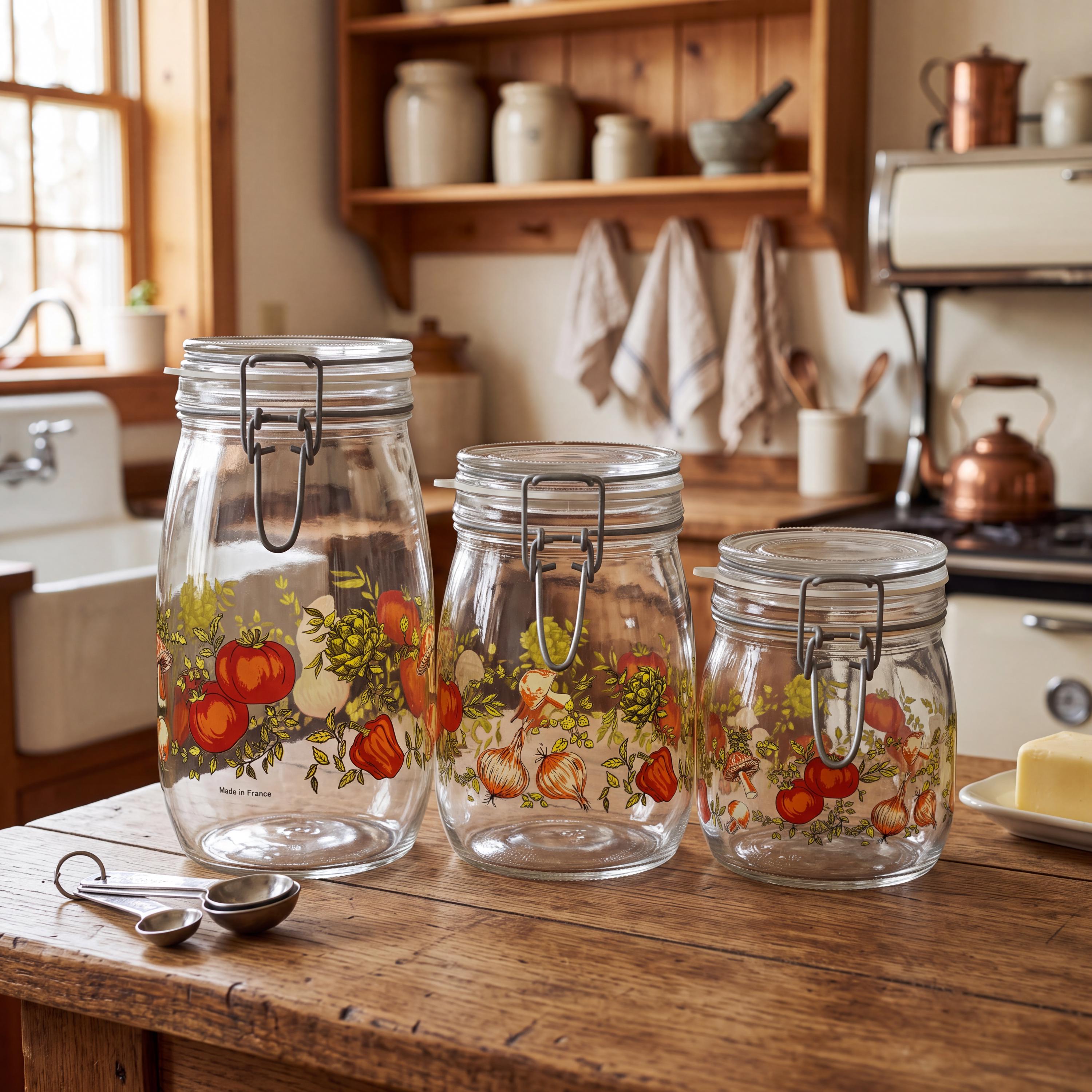 French Vintage Spice Jars - Etsy