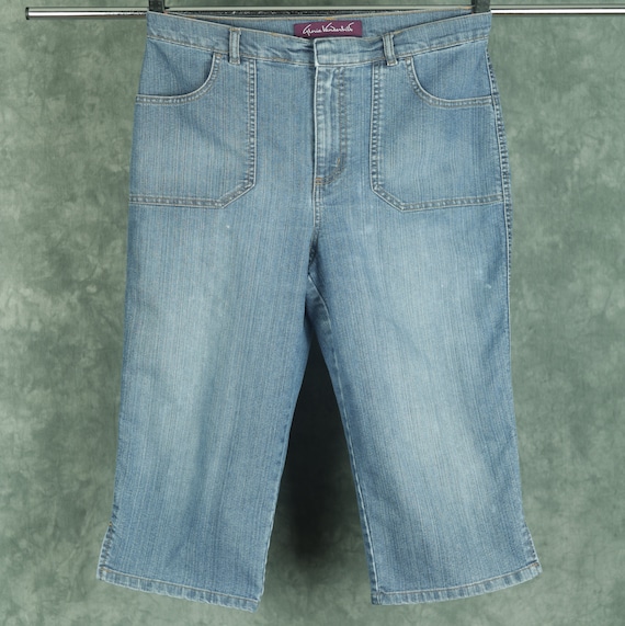 Gloria Vanderbilt Denim Capri Pants Size 12