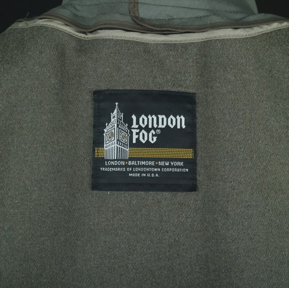 London Fog Wool Lined Trench Coat Size 10 Petite - image 6