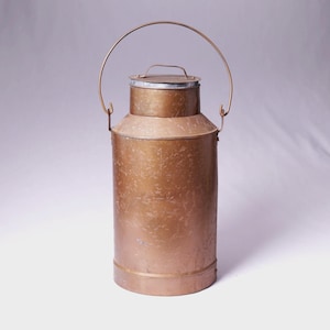 Vintage Home Decor Faux Milk Can