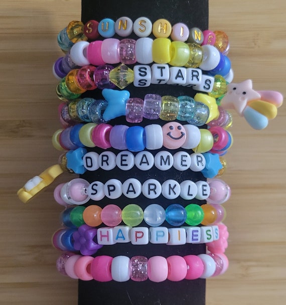 KANDI | Rave | Bracelet | Bulk | Cute | 10 KANDI - "Dreamer" Bracelets