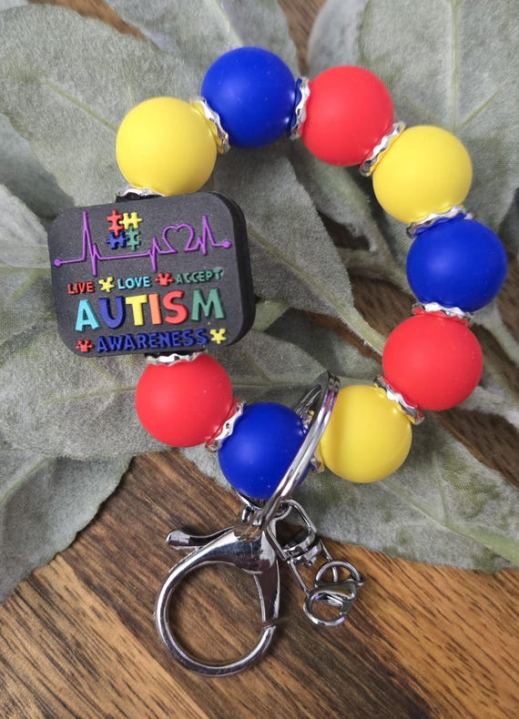 Autism Awareness Handle Charm | Cup Charm | Keychain | Pen | Gifts