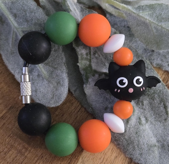 Beaded Handmade Fall I Thanksgiving I Halloween Cup Charm I Handle Charm