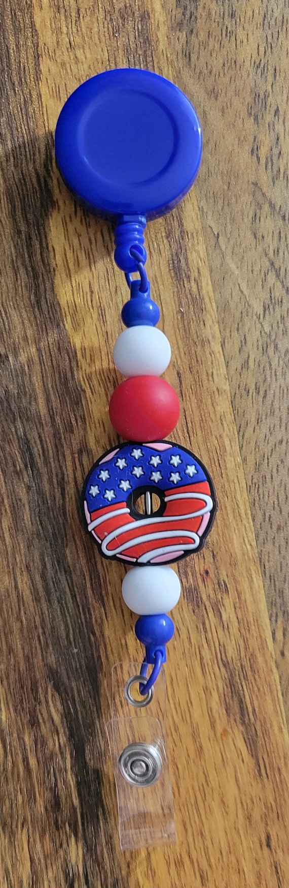 Badge Reel | Nurse Badge Reel | Badge Holder/ID Holder | Americana | Nurse Gift