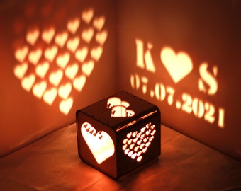 Christmas Gift for Girlfriend, Personalized Gifts for Her, Romantic Gifts for Wife, Custom Message Box