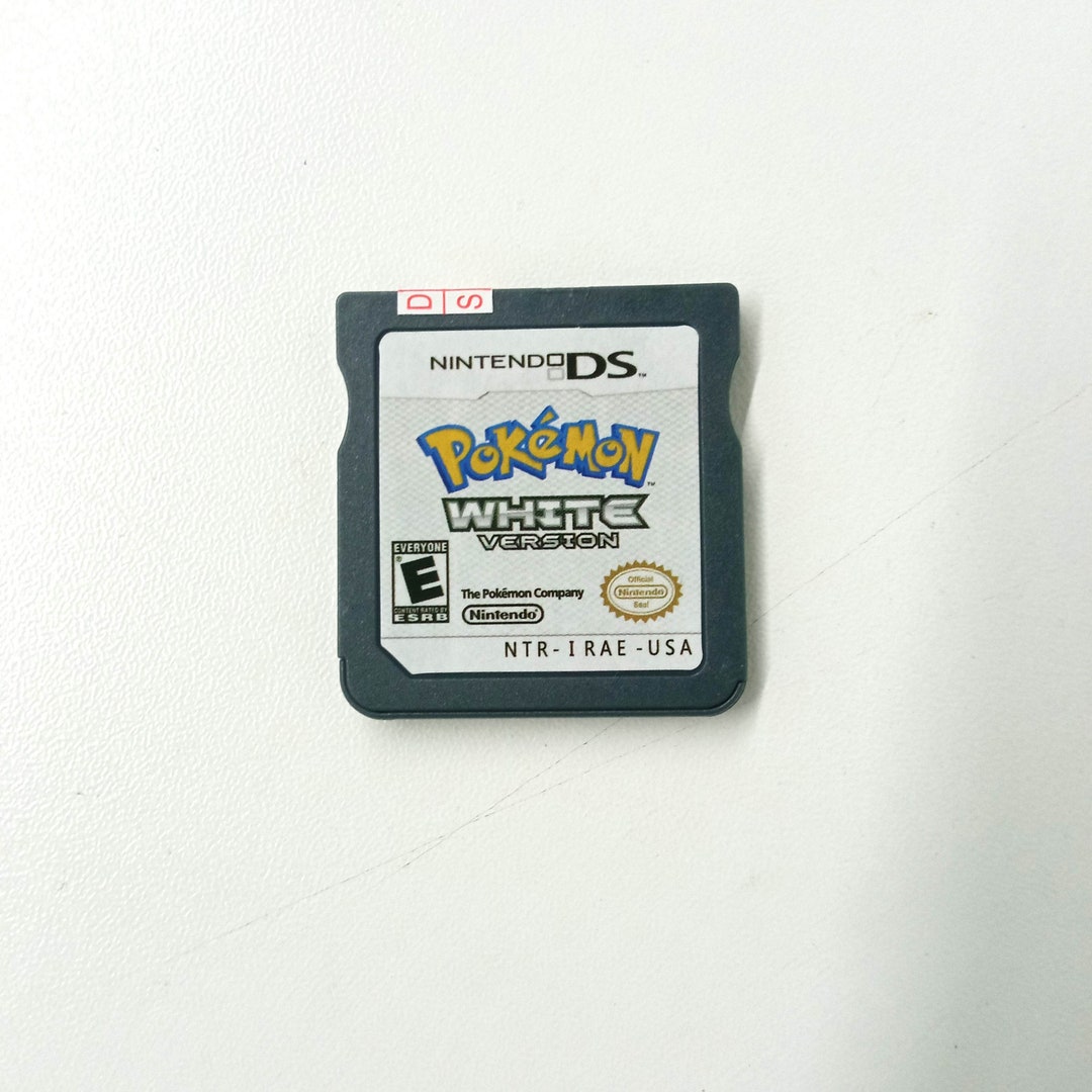 Pokemon White DS NDS Game Catridge Etsy