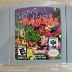 Banjo Kazooie - N64 Game Cartridge