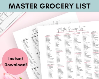 shopping list etsy