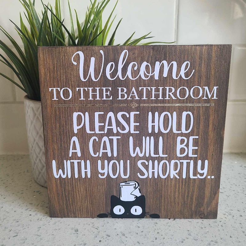 Cat Bathroom - Etsy