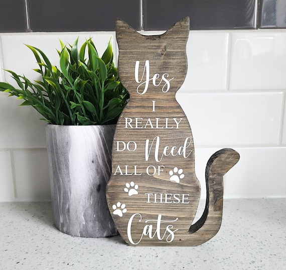 Targa Da Appendere In Legno Vintage Con Scritta Yes I Really Do Need