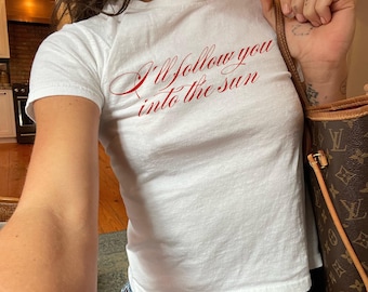 ARIRANG Into the Sun Baby Tee, BTS Kpop Tour Outfit Lyrics Script Graphic Shirt