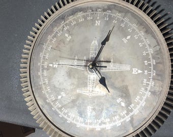 Allison T56 compressor wheel laser engraved clock