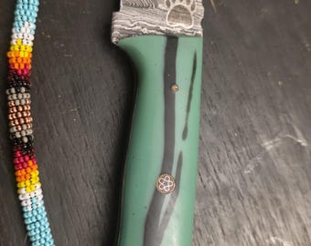 Hand made Damascus knife