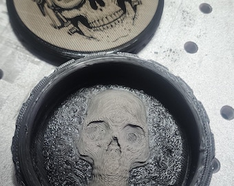 zyn can 3d skull
