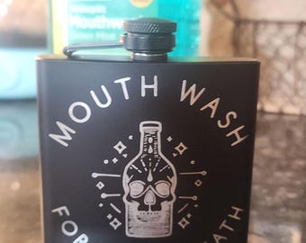 Frasco de enjuague bucal de 6 oz