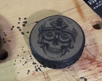 Lata de nicotina grabada con láser