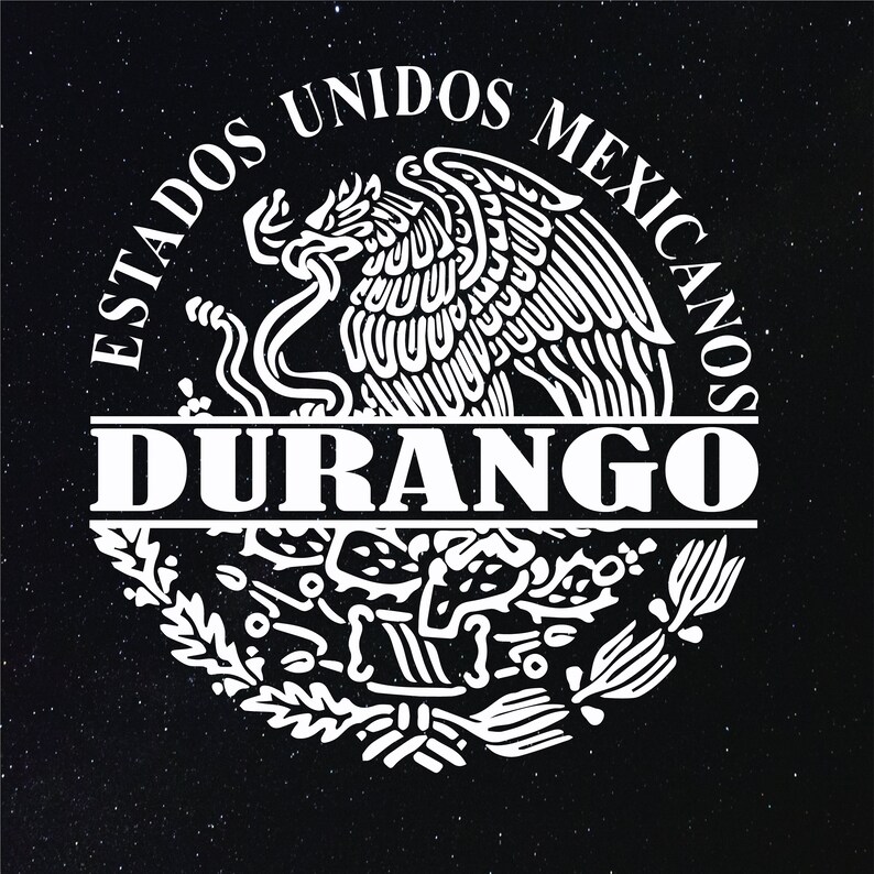 Durango MEXICO AGUILA ESCUDO Nacional Decal Sticker / Etsy