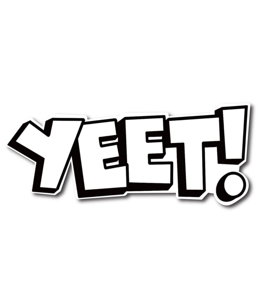 Yeet SVG Digital Graphic, Slang Word, Clipart, PNG, JPG, Tshirt Design