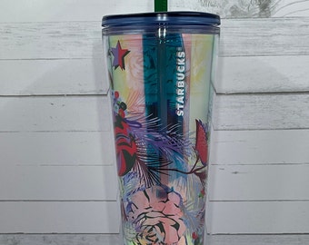 2023 New Starbucks Tumbler W/ 3D Cute Topper 24oz Cold Straw Cup Halloween  Gifts