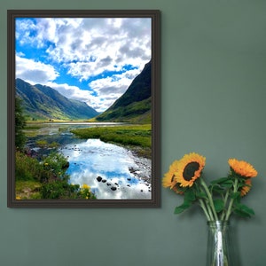 Glencoe, Scotland. Limited Edition Signed Wall Art Hagen Photography Print Picture Travel Decor Nature Water Scenery Gift Living Room Foyer