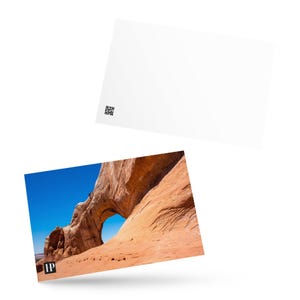 Cartão postal do Parque Nacional Arches 4x6, cartões postais em branco de Utah, fotografia de Wilson Arch Red Rock, mini arte de parede emoldurável para presente de viagem