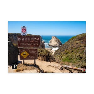 4 x 6 Shark Fin Cove carte postale en Californie, cartes postales vierges de Santa Cruz, Californie photographie voyage souvenir cadeau mini art mural à encadrer